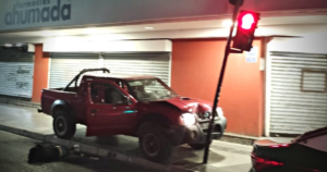 Fotografía de la zona por la cual se desplegó la policía.