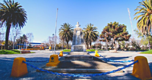Plaza de armas de Quirihue. | Archivo: Minvu