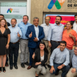 Funcionarios municipales, algunos alcaldes y el gobernador Crisóstomo.
