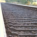 Línea ferroviaria. Fotografía de contexto.