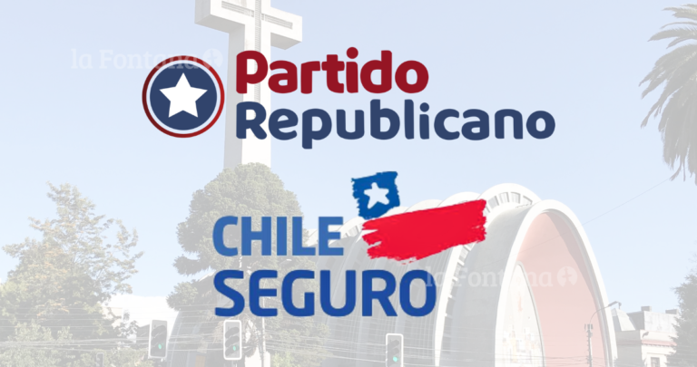 Logotipos de la lista de Republicanos y Chile Seguro.
