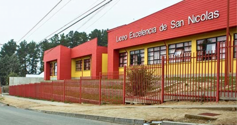 Liceo Polivalente Bicentenario de San Nicolás. Foto de archivo.