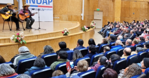 La actividad se realizó en el aula magna de la universidad. Foto: INDAP.