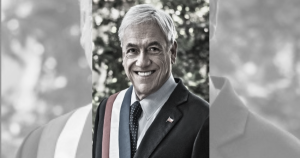 Sebastián Piñera en su fotografía oficial de Gobierno, 2018.