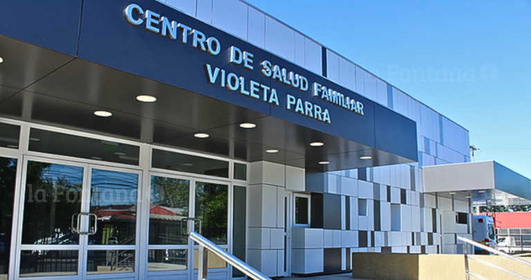 Frontis del CESFAM. Foto: Centro de Salud Familiar Violeta Parra, Chillán.