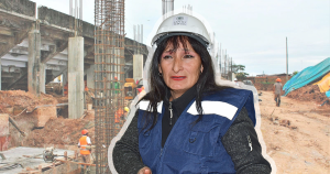 Rosa Cerda estudia Técnico en Construcciones Civiles en Santo Tomás Chillán.