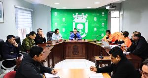 El comité fue liderado por el alcalde Miguel Peña. Foto: Secretaría General de Gobierno.