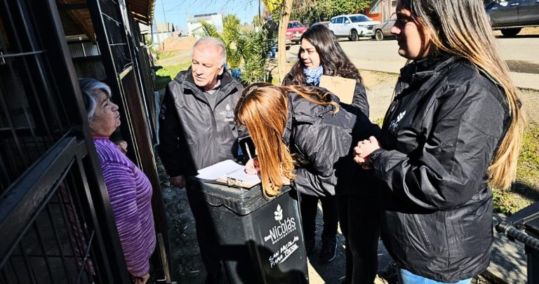 Más de mil contenedores se entregaron en San Nicolás. Foto: Municipal de San Nicolás