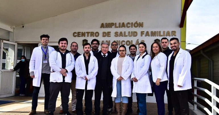 13 son los médicos nuevos en el Cesfam de San Nicolás. Foto: Municipalidad de San Nicolás