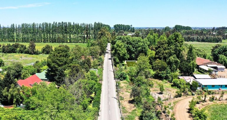 Más de 1.600 kilómetros están pavimentados en Ñuble. Foto: Ministerio de Obras Públicas.