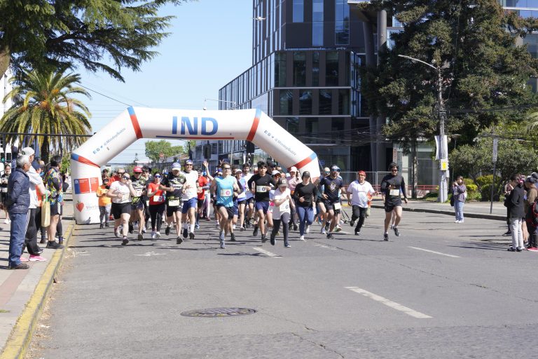 La corrida fue organizada por el Servicio de Salud Ñuble. Foto: Servicio de Salud Ñuble