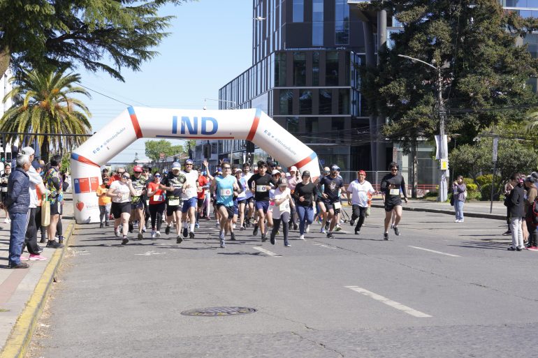 La corrida fue organizada por el Servicio de Salud Ñuble. Foto: Servicio de Salud Ñuble