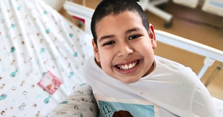 Bastián fue diagnosticado con la leucemia en julio. Foto: DKMS