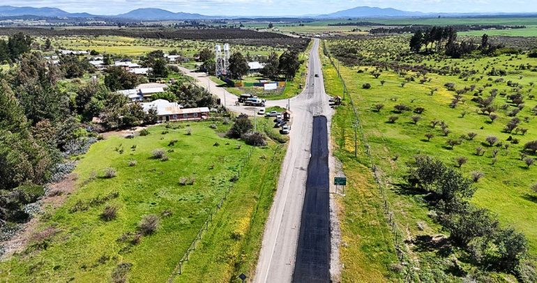 Las obras se realizarán en 11 caminos. Foto: Ministerio de Obras Públicas