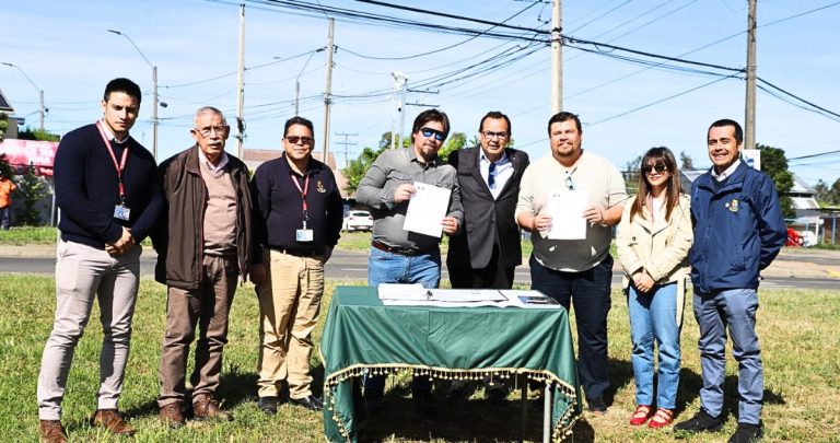 La intervención involucra más de 2 mil metros cuadrados. Foto: Municipalidad de Chillán Viejo