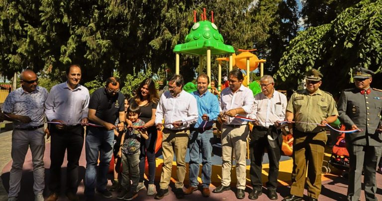 La obra mejoró 3.182 m² del Parque Monumental Bernardo O’Higgins. Foto: Municipalidad de Chillán Viejo