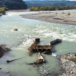 Los daños fueron causados por las crecidas del río Ñuble en junio y agosto de 2023. Foto: Junta Vigilancia Río Ñuble
