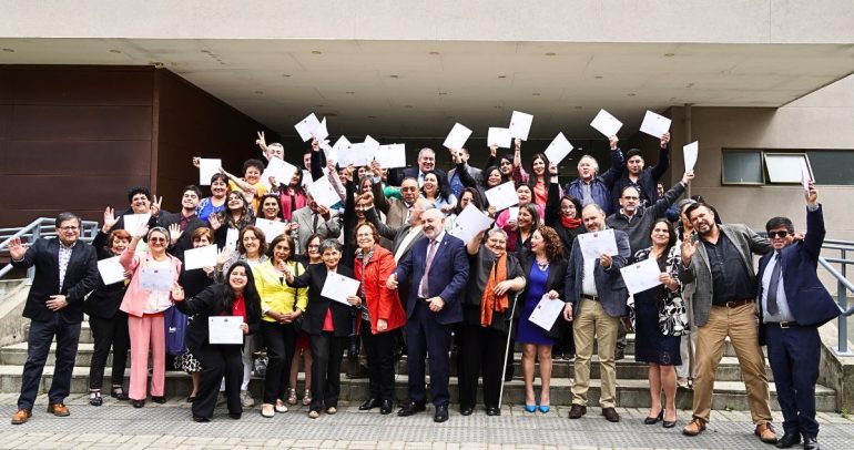 La ceremonia se realizó en Chillán. Foto: Minvu