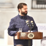 El presidente Gabriel Boric, el 16 de diciembre de 2024. Foto: Presidencia.