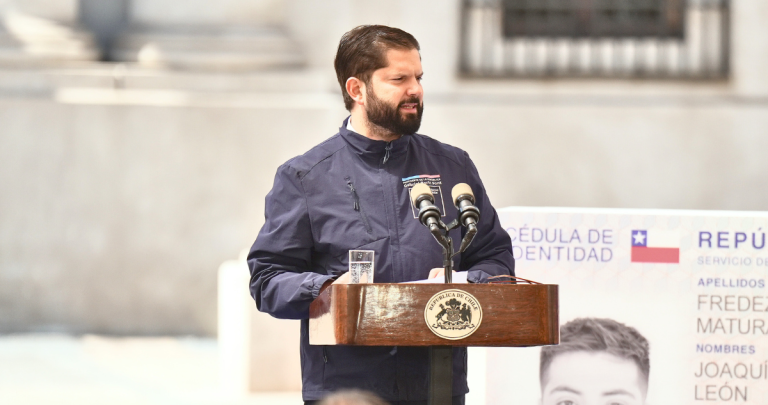 El presidente Gabriel Boric, el 16 de diciembre de 2024. Foto: Presidencia.