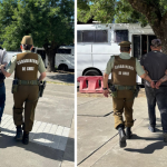 Los detenidos. Foto: Carabineros.