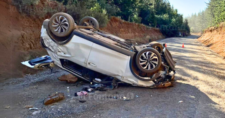 Así quedó el vehículo. Foto: Maximiliano Quiñones.