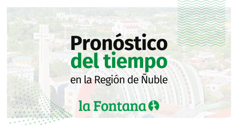 Revisa como estará el tiempo en la Región de Ñuble para el día indicado.