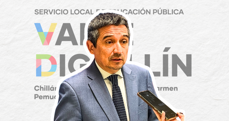 El profesor de historia Claudio Guíñez, nuevo director del SLEP Valle Diguillín.