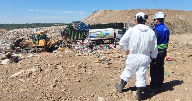 Relleno sanitario Ecobío en Chillán Viejo. Foto: SMA.