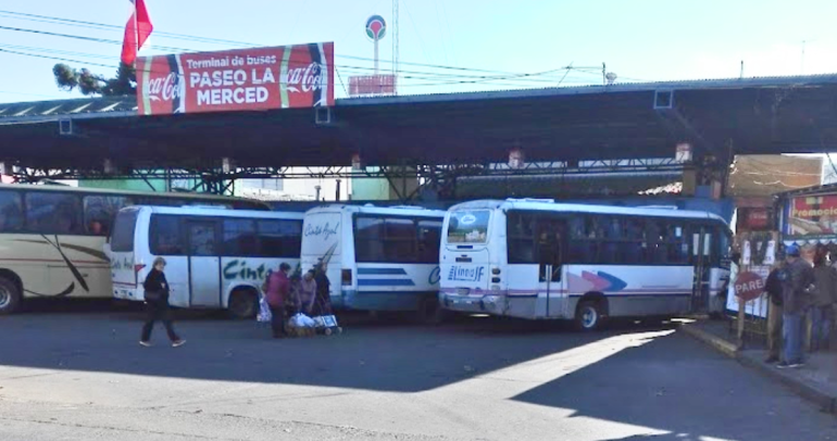 Terminal Paseo La Merced, Chillán. Foto: Yelu.cl