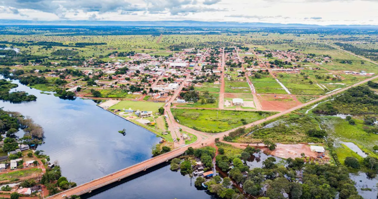 Vista aérea del municipio brasileño. Foto: Viagens e caminhos.