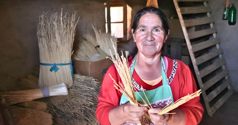 Colchanderas de Ninhue. Foto: Identidad y Futuro.