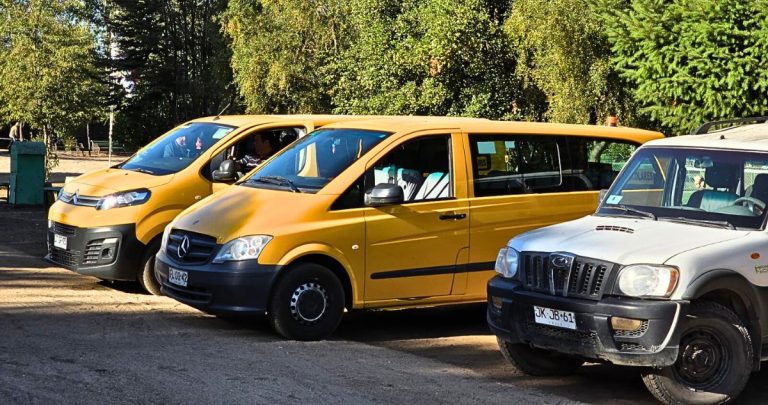 La Municipalidad de El Carmen realizó inspecciones a los buses postulantes. Foto: Municipalidad de El Carmen