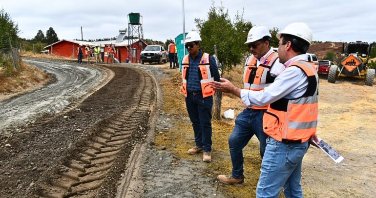 Las obras abarcan 8 kilómetros en cinco comunas. Foto: MOP