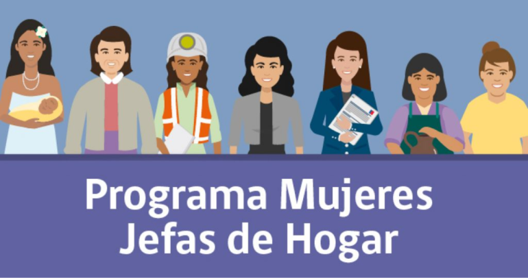 Programa Mujeres Jefas de Hogar. Fotografía de archivo.