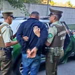 El detenido. Foto: Carabineros Ñuble.