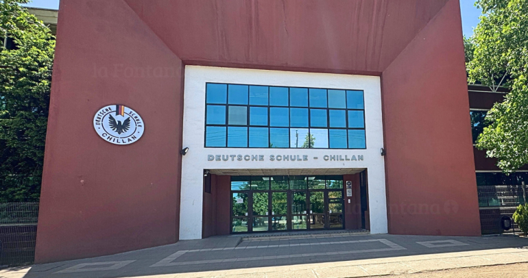 Frontis del Colegio Alemán de Chillán. Foto: Deutsche Schule.