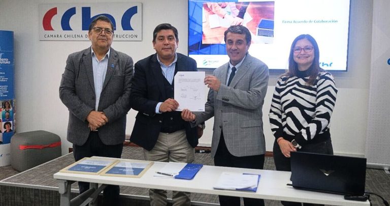 El convenio incluye prácticas laborales, capacitaciones y visitas a obras. Foto: CChC Ñuble