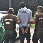 El detenido. Foto: Carabineros.