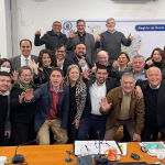 Los consejeros tras aprobar el presupuesto. Foto: Cedida.