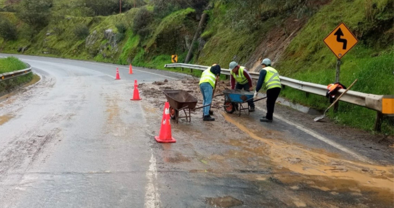 Trabajos en ruta interurbana. Foto de archivo: MOP Ñuble.