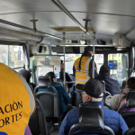 Fiscalización del pago del pasaje. Foto: Seremitt Ñuble