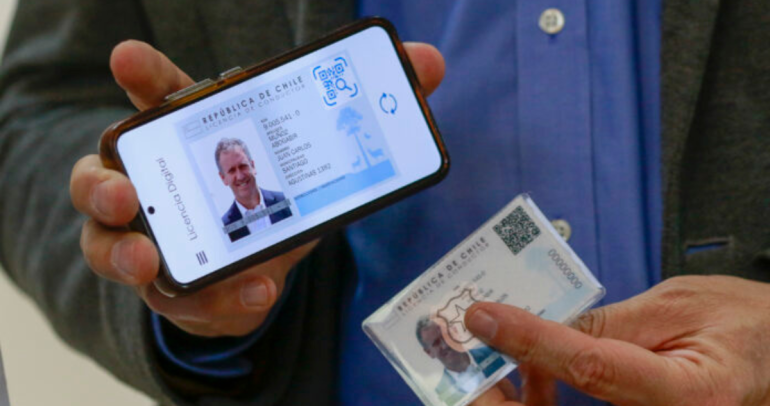 Licencia de conducir digital. Foto: Ministerio de Transportes.