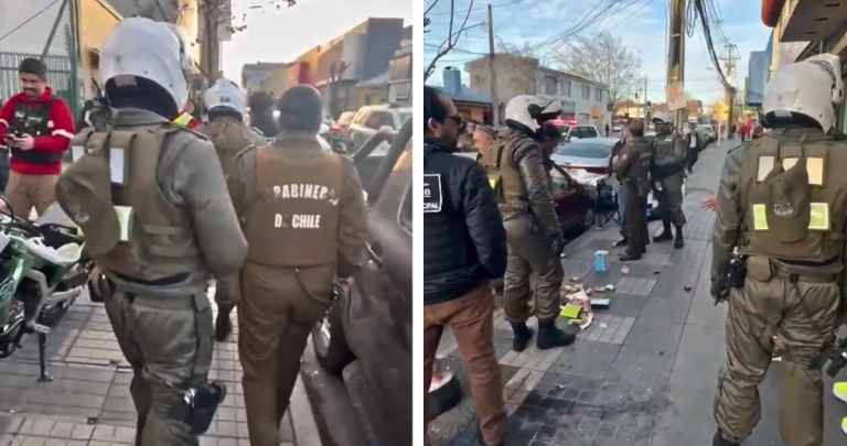 Las fiscalizaciones las realiza Carabineros junto a Seguridad Municipal. Fotos: Carabineros Ñuble.