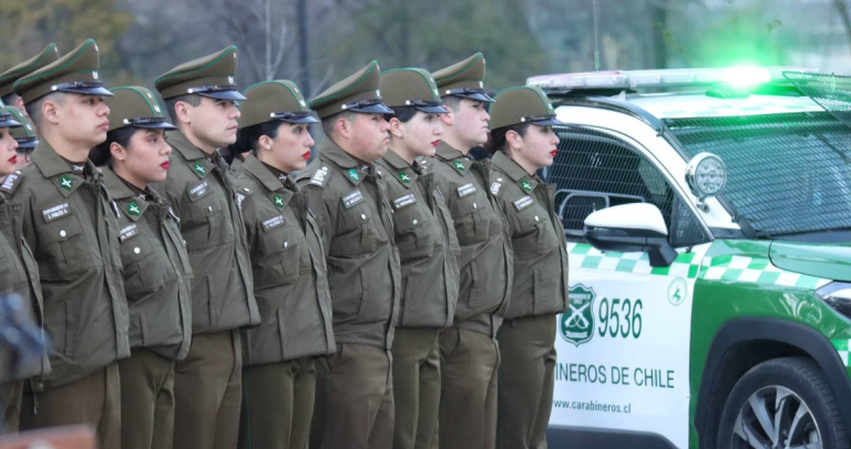 Carabineros. Foto referencial: Gobierno de Chile.