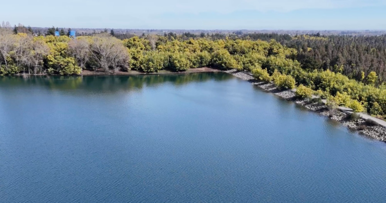 El Embalse Coihueco es el único de la región. Foto: MOP Ñuble.
