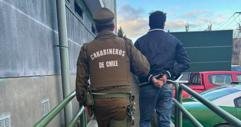 Detención. Foto: Carabineros Ñuble