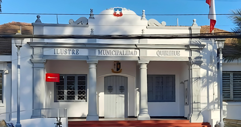 Municipalidad de Quirihue. Foto de archivo: Quirihue Noticias.