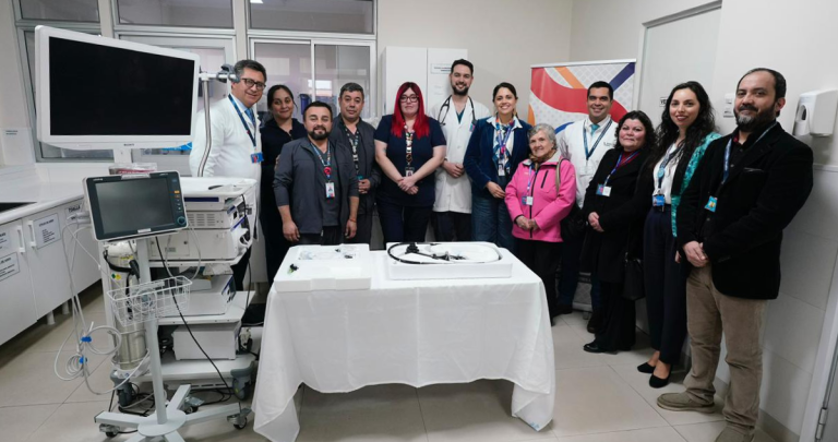 Equipo Colonoscopio Bulnes. Foto: SSÑ