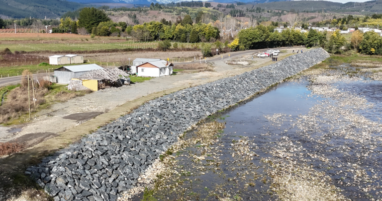 Así quedó la estructura. Foto: MOP Ñuble